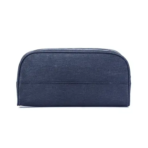 Wholesale Custom Logo Fashion Design  Makebag Brush Storage Pouch Makeup Bag Travel Cosmetic Bag(Blue)